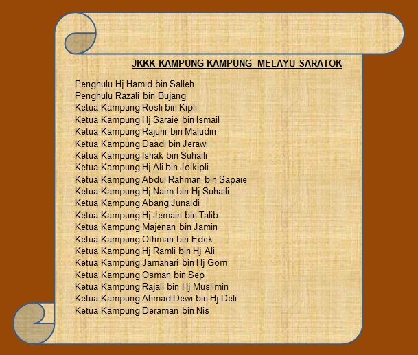 JKKK-Kampung-Melayu-Saratok